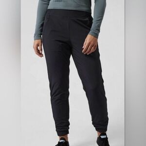Athleta Textured Brooklyn Jogger Black Size 16 Tall